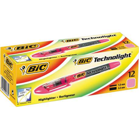 MARCD.FLUOR BIC TECHNOLIGHT LIQUIDO ROSA C/12U