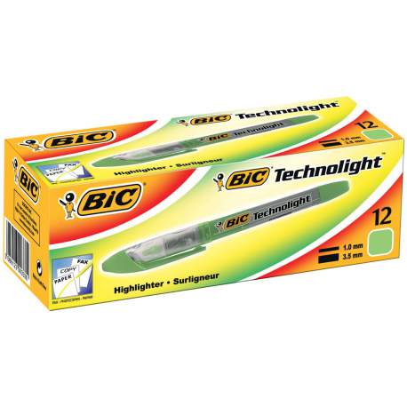 MARCD.FLUOR BIC TECHNOLIGHT LIQUIDO VERDE C/12U