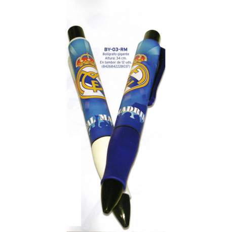 BOLIGRAFO CYP GIGANTE REAL MADRID BY-03-RM
