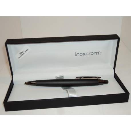 BOLIGRAFO INOXCROM ZEPPELIN SPORT LACA NEGRA